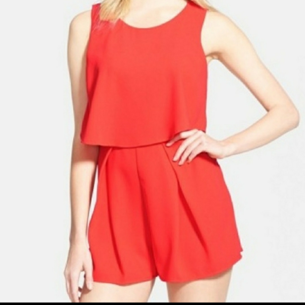 Lulus Red Romper